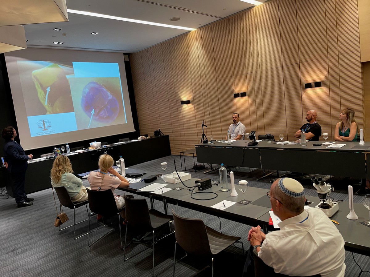 Workshop sugli opali organizzato nell’edizione 2022 della conferenza. 