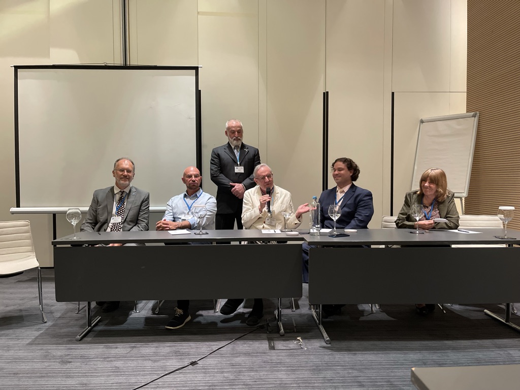 Branko D., Ioannis A., Moderator Yianni M., Jeff B., Travis L. and Lore K.