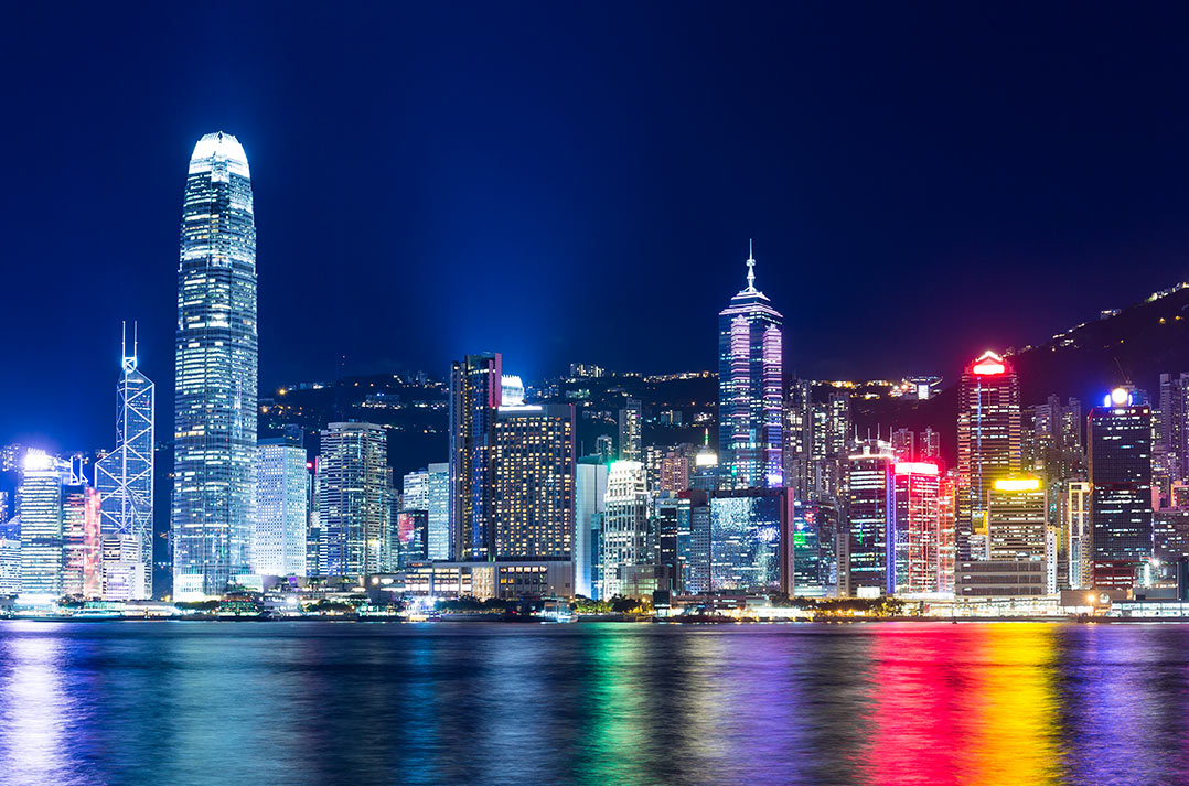 Skyline di Hong Kong