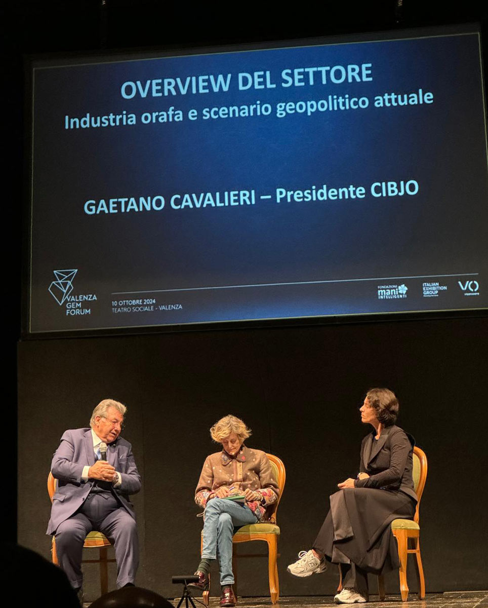 Seconda edizione del Valenza Gem Forum, 10 ottobre 2024. Intervento di Gaetano Cavalieri