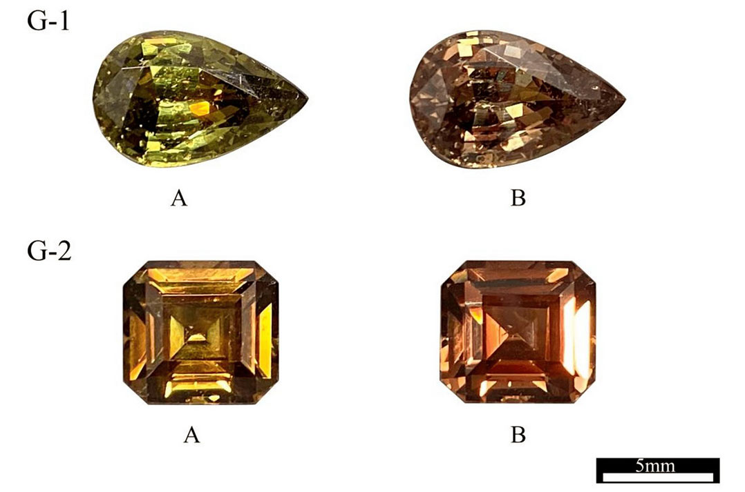 Across the Spectrum: Analysis of colour-changing Andradites - IGR ...
