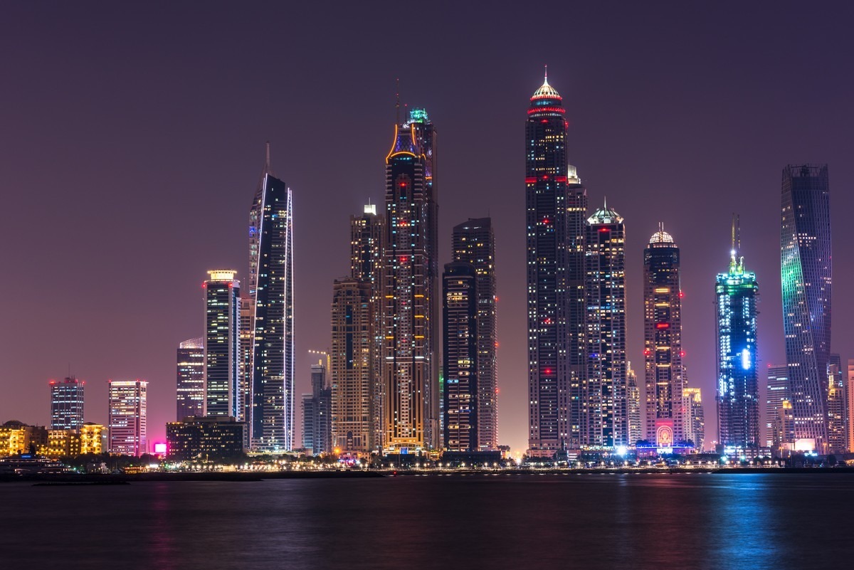 Skyline di Dubai, Emirati Arabi Uniti