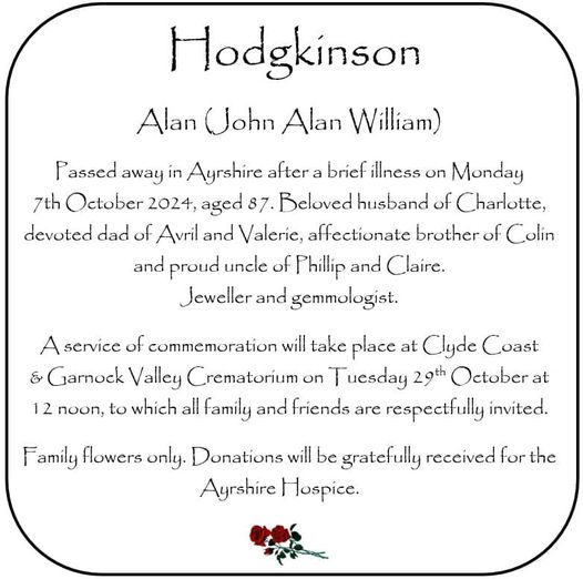 Alan Hodgkinson elogio