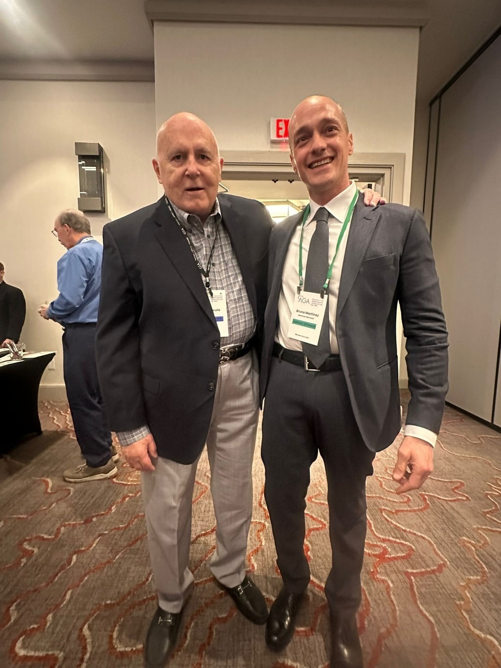 John Koivula e Bruno Martinez. 