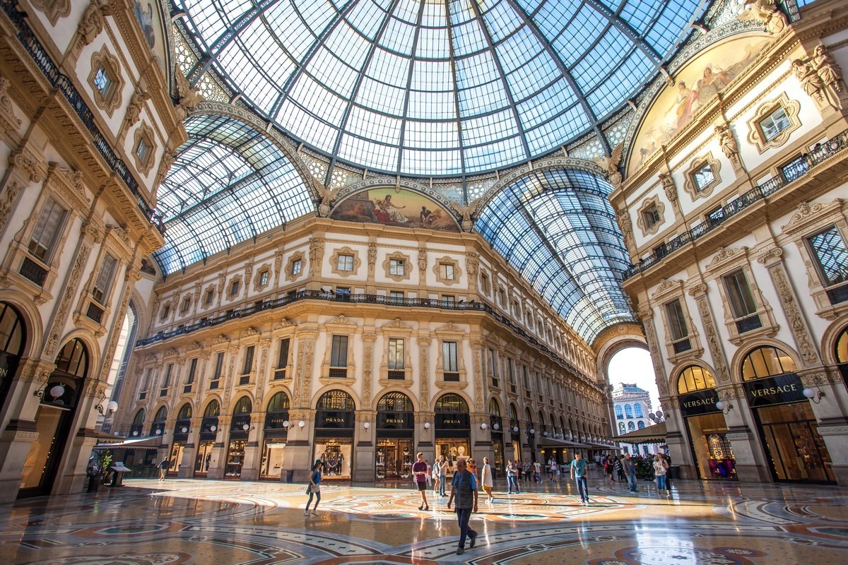 Galleria Vittorio Emanuele II di Milano, Italia