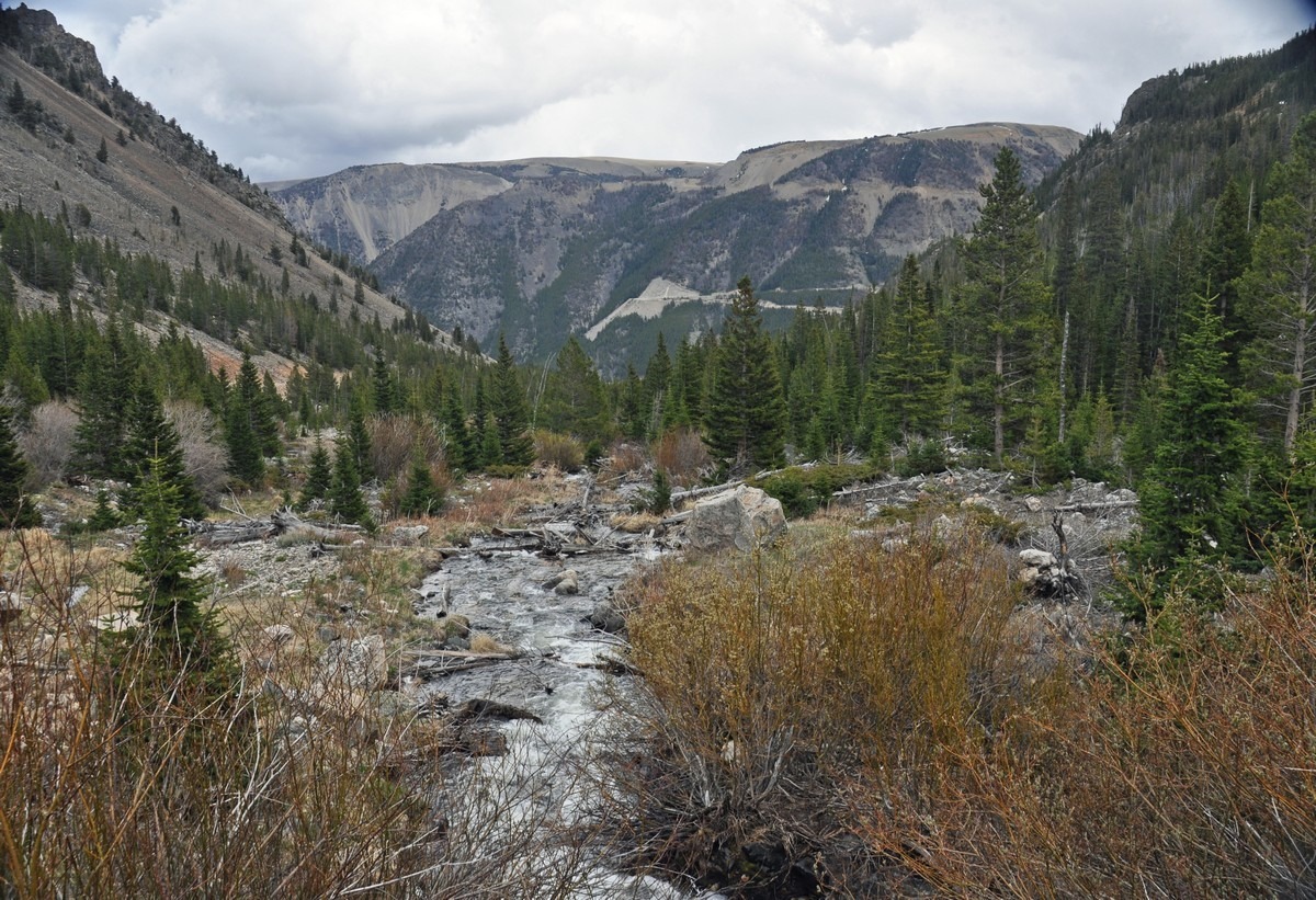La catena montuosa di Rock Creek nel Montana