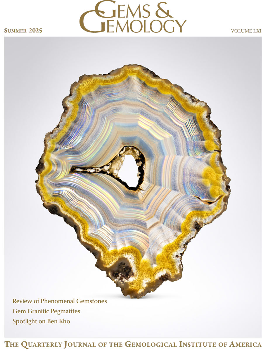 Copertina dell’edizione Summer 2025 di Gems & Gemology