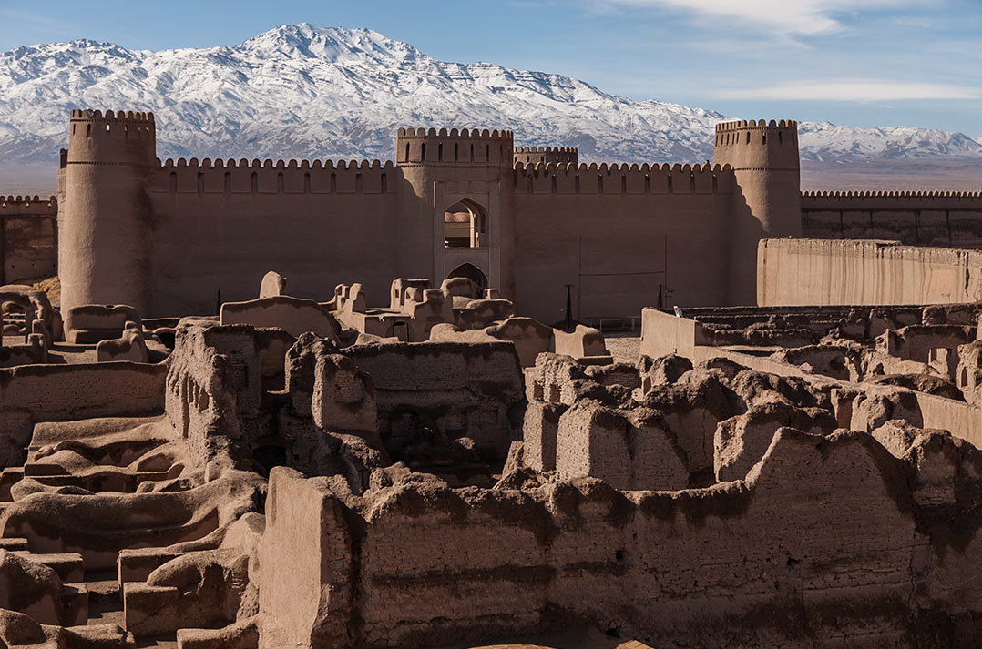 Il castello di Rayen, nella provincia di Kerman, Iran