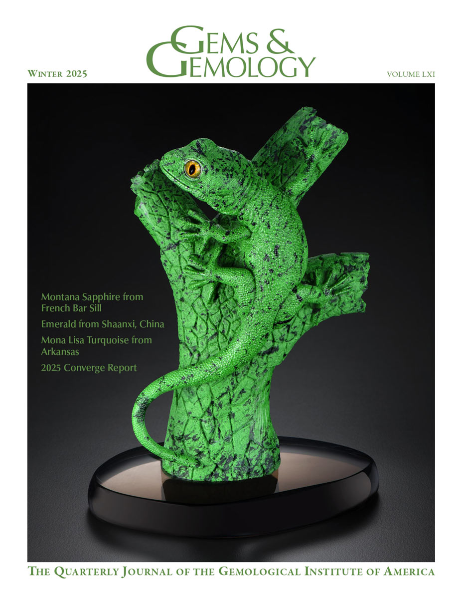 Copertina dell’edizione Winter 2025 di Gems & Gemology.