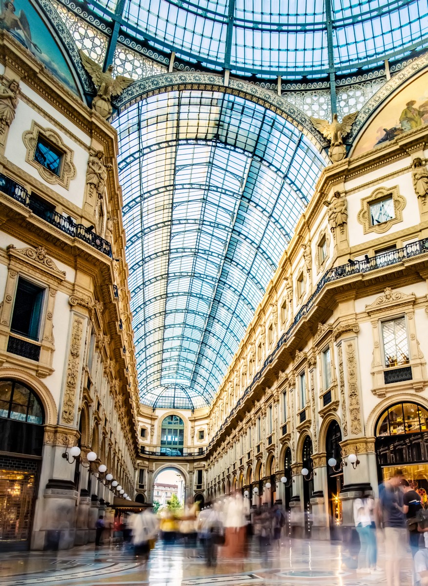 Galleria Vittorio Emanuele II, Milano.